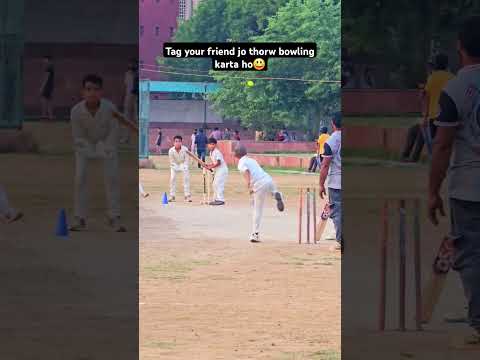 Tag your friend Jo aisa Bowler ho😃 #cricket #shorts #shiv #india #cricketlover #short #live #uk #yt