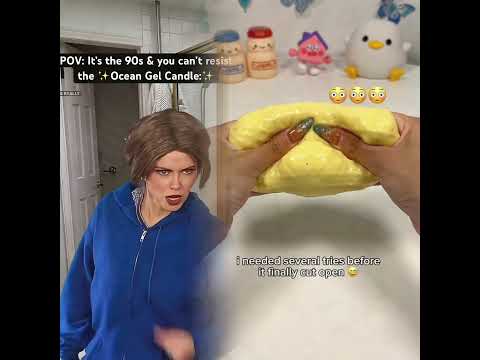POV It’s the #90s & you can’t resist the ocean gel candle. #90skids #nostalgia #millennials #genx