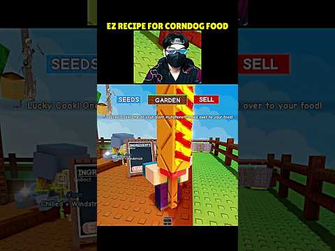 EZ Recipe for Corndog Food at Grow a Garden Beanstalk Update