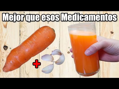 Después de beber este jugo de AJO y ZANAHORIA, NO querrás otra receta en tu vida