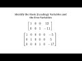 Understanding Augmented Matrices and Variables