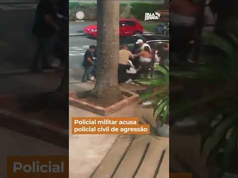 Policial militar acusa policial civil de agressão #shorts