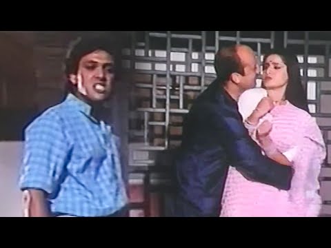 गोविंदा ने अपनी बीवी को धर्मचंद के साथ रंगे हाथ पकड़ा - Govinda - Ghar Mein Ram Gali Mein - Part 6