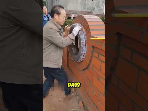 Runde Fenster aus alten Reifen 🧱⭕