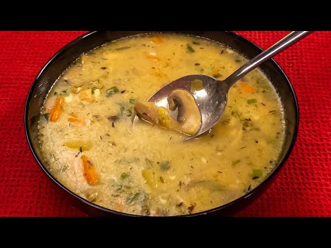 Erstaunlich lecker! Einfach Huhn in die Suppe geben - schnelles Rezept!