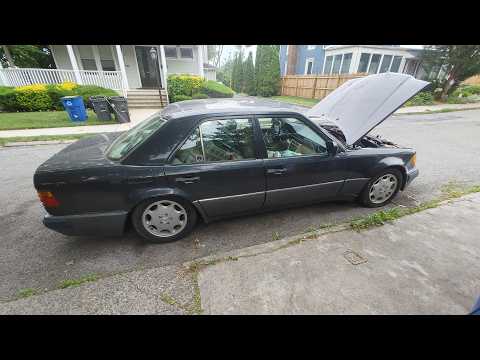 1992 Mercedes 500E W124 barn find. First look