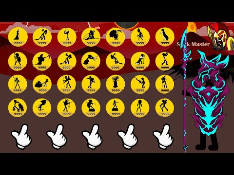 THE VAMPIRE SPEARTON LEADER UNLOCKING ALL FIGURES 9999 STICKMAN | STICK WAR LEGACY | STICK MASTER