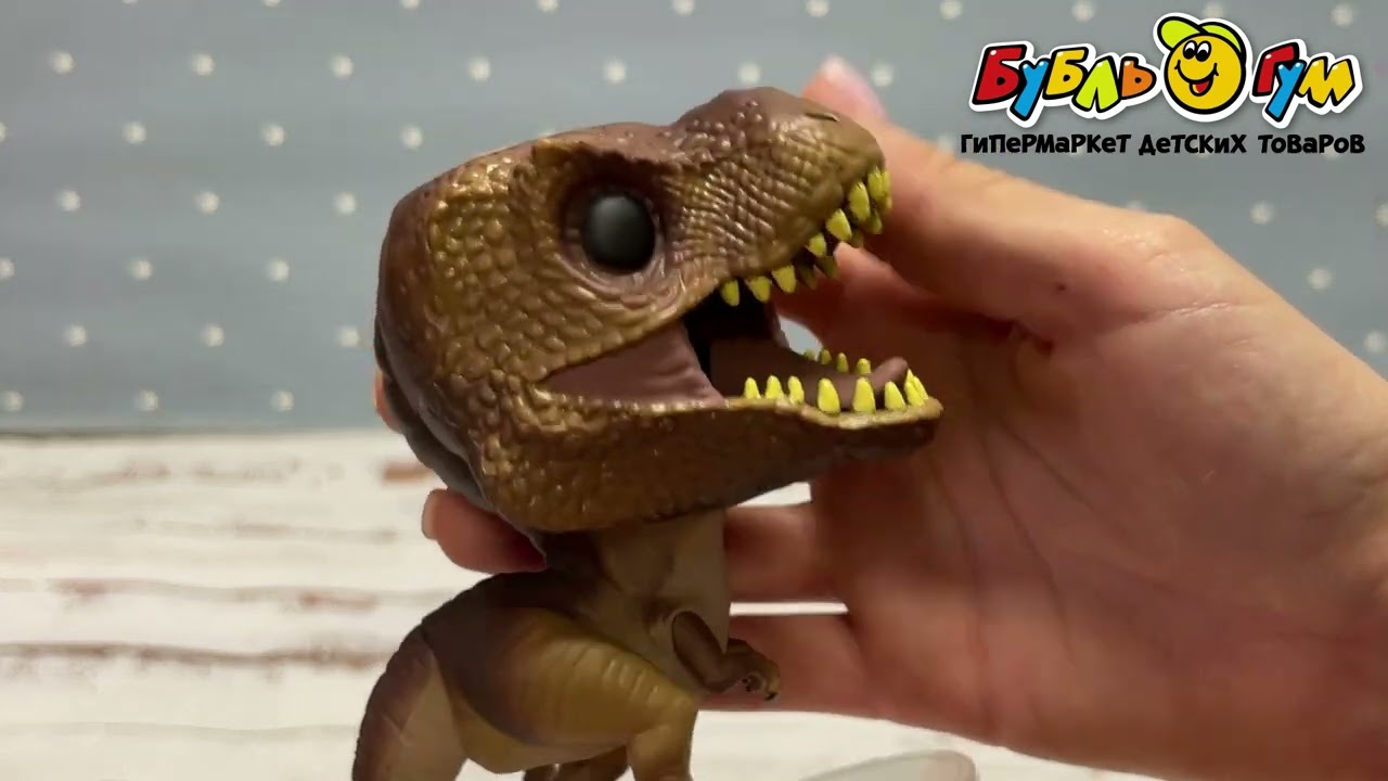 Фигурка коллекционная Funko POP Парк Юрского периода Ти-рекс - видео Фигурка коллекционная Funko POP Парк Юрского периода Ти-рекс - видео
