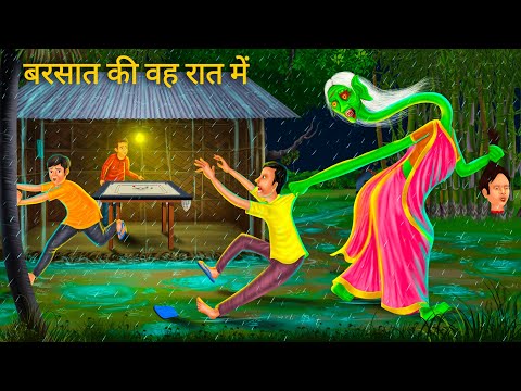 बरसात के रात मेरे दोस्त के साथ | Horror Stories | Pishach | Darawni Kahani | Hindi Moral Stories