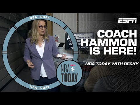 Becky Hammon coaches the entire ESPN LA staff 🤣 | NBA Today