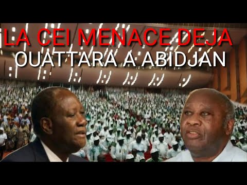 très urgent! La CEI avertit Ouattara et frappe un cour dur a Laurent Gbagbo Thidjane Thiam fait des