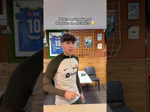 😳 LAMINE YAMAL despues de JUGAR contra el MADRID 💀 @ankarahamburguesas  #futbol