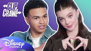 Kenzi & Shaun React to React to Iconic Disney Clips! 🦇 | Vampirina: Teenage Vampire | Disney Channel