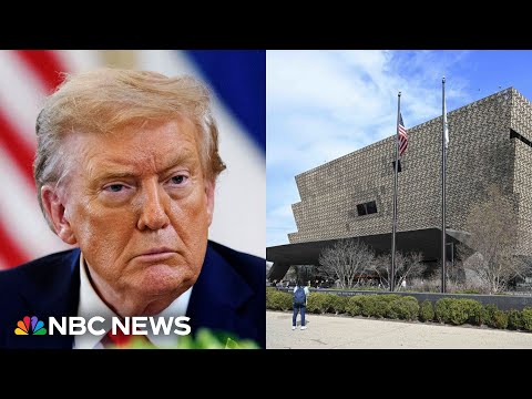 YouTube video thumbnail: Trump Orders Review of Smithsonian Over 'Negative' Portrayal of U.S. History