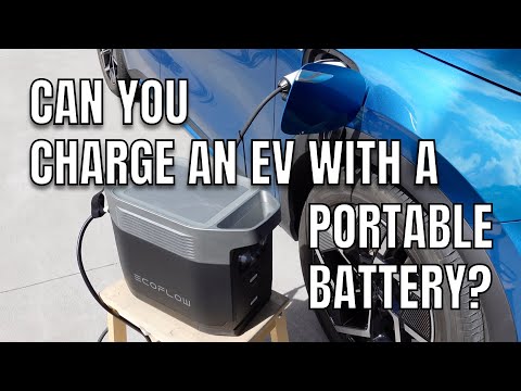 CAN YOU CHARGE AN ELECTRIC VEHICLE WITH A PORTABLE BATTERY? | Ecoflow