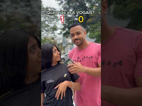 Quais são as 6 vogais? Pt:2 #quiz #vogais #jogos