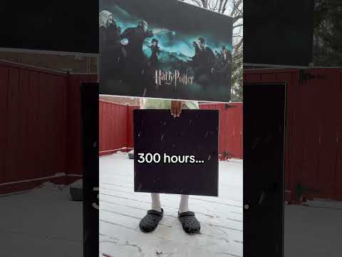Wait till you see it potter heads 🧙 #canvaspainting #harrypotter #hogwarts