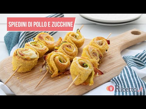 Spiedini di pollo e zucchine - Ricetta.it