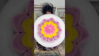 Cotton candy art wreath⭕