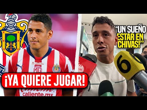 🚨LUIS ROMO "UN SUEÑO FAMILIAR CHIVAS" ¡YA QUIERE JUGAR! | NOTICIAS CHIVAS | FICHAJES CHIVAS