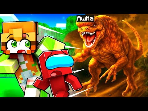 Jugando como DISTORTUS REX para Trollear a Mis Amigos en Minecraft!