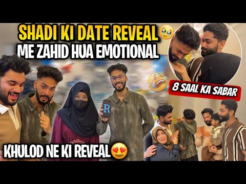 Shadi Ki Date Reveal😭Zahid Hua Emotional | 8 Saal Ka pyaar or Sabar | AALTU FALTU |