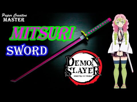 How to Make a Demon Slayer Mitsuri Kanroji Sword  Kimetsu no Yaiba