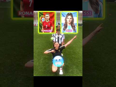 <strong>Kids</strong> Choose Football Player Female Version 😂 Ronaldo <strong>and</strong> Messi Crazzy Reaction 😳 #football