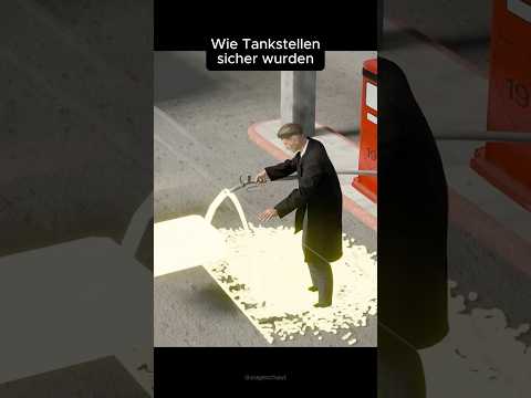 Wie Tankstellen sicher wurden ⛽🚗 #tankstelle  #sicherheit  #wissen