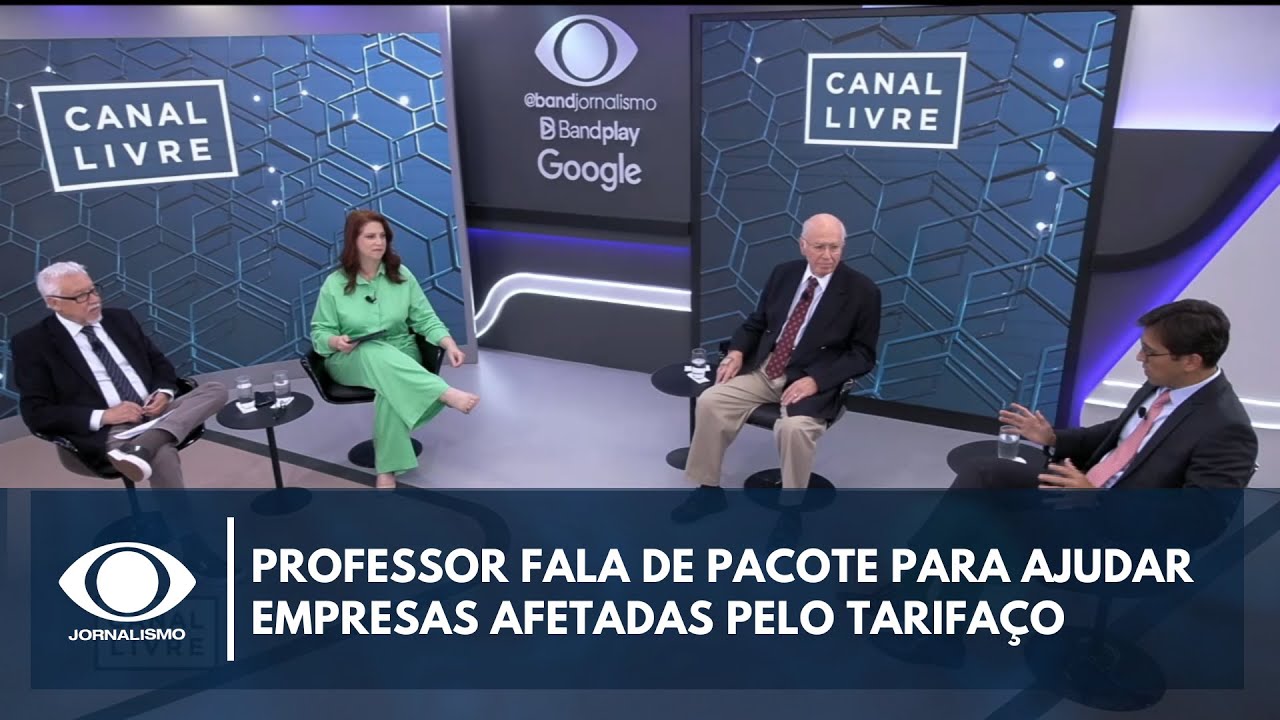 Professor fala sobre pacote para ajudar empresas afetadas pelo tarifaço | Canal Livre
