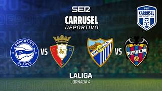 ⚽️ DEPORTIVO ALAVÉS 5-2 CA OSASUNA / MÁLAGA CF 0-0 LEVANTE UD | LaLiga 26/27 - Jornada 4 EN DIRECTO