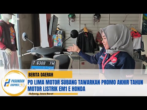 AMAZING ! PD Lima Motor Subang Tawarkan Promo Akhir Tahun Motor Listrik EM1 e Honda