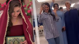 حفل ساندي جمال واحمد الخفاجي شوفو فرحت امها واختها الفنانه تماره