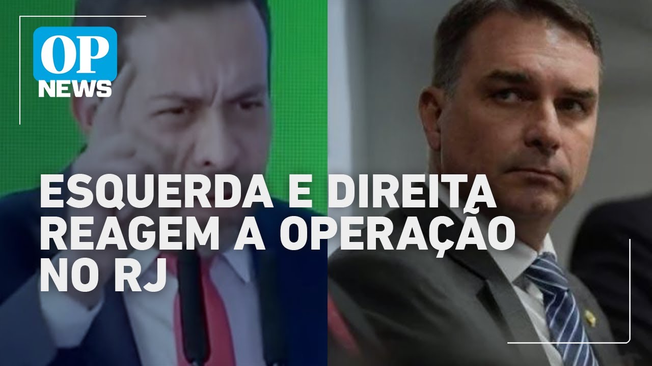 Esquerda e direita reagem à repercussão sobre a megaoperação no RJ com mais de 100 mortos | OP NEWS