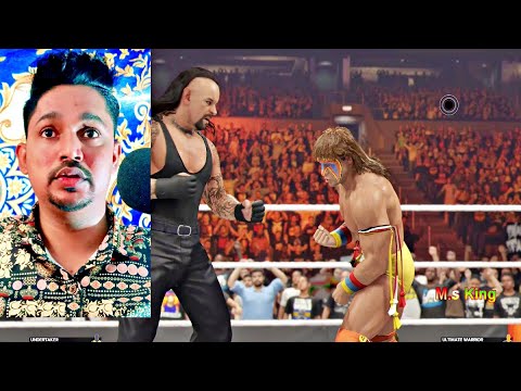 WWE 2K24 | The Undertaker vs Ultimate Warrior (Full Match) on Hell in a Cell in Hindi Gameplay