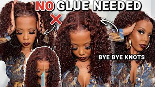 FROM My 𝐒𝐂𝐀𝐋𝐏 BETTER tHAN a 𝐂𝐋𝐎𝐒𝐔𝐑𝐄 Wig 7X5 LACE ❌NO Glue NEEDED 🚫No PLUCKING BYEBYE KNOTS WIG UNICE