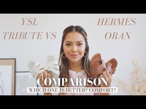 Video: YSL Tribute vs. Hermes Oran Comparison | Which Is Better? Comfort?