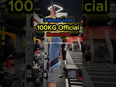 3 weeks before 1st 100KG pull in the USA