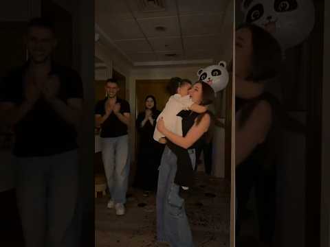 لانا تفاجئ مياد وميلا في عيد ميلادهم 😍