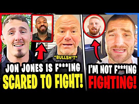 MMA Community GOES OFF on Jon Jones for DUCKING Tom Aspinall! Sean Strickland REJECTS FIGHT! Pereira