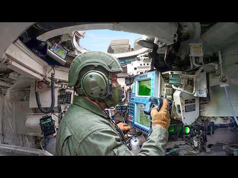 Inside the Massive M1 Abrams Tank Firing the Feared 120mm Cannon