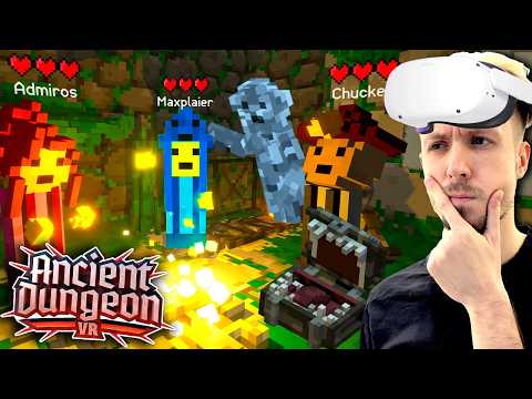 ⚔️ Wielka wyprawa CZTERECH WOJOWNIKÓW do LOCHÓW na VR! *Ancient Dungeon*