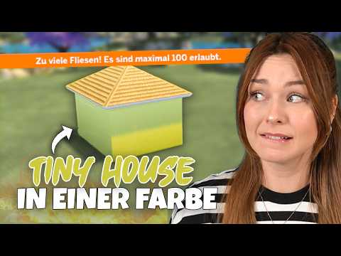Ich baue ein Tiny House in Die Sims 4, aber alles ist in EINER FARBE! | simfinity