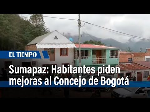 Concejo de Bogotá sesiona en Sumapaz: Habitantes exigen mejoras clave | El Tiempo