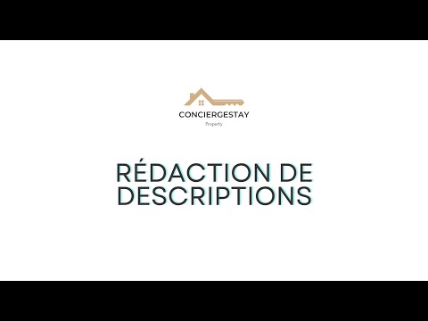 Rédaction de Descriptions Accrocheuses | Académie Conciergestay