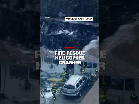 Helicopter crash caught on camera