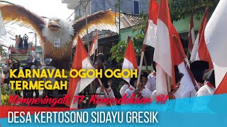 Full Karnaval Termegah Desa Kertosono Sidayu Gresik | Memperingati 77 Kemerdekaan RI.