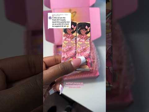 Do we support AI art? 🤔 #smallbusiness #animemakeup #cosmetics #shorts #makeup