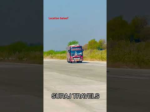 Suraj Travels AC Selpeer couch || Sanchore - Delhi || #buses #busloverjd #love #suraj