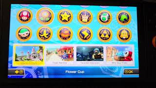 MK8DX Time Trials: Flower Cup.